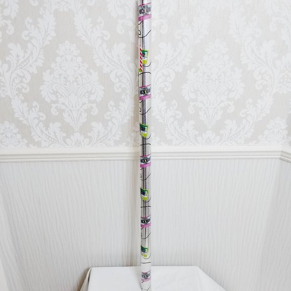 Retro Cassette Tape Design Christmas Premium Specialty Gift Wrapping Paper Roll - Picture 3 of 3